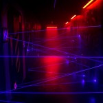 Interaktive Laserspiele