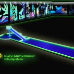 Schwarzlicht-Mini-Golf Bahn 4