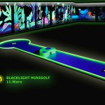 Schwarzlicht-Mini-Golf Bahn 11