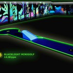 Schwarzlicht-Mini-Golf Bahn 14