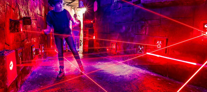 Slider – Interaktive Laserspiele